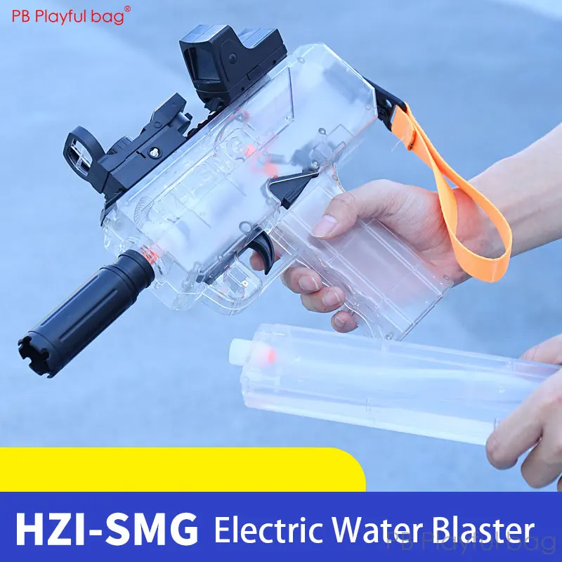 HZI-SMG UZI Electric Water Gun Children Plastic Cool toys Summer Water Blaster 2022 Entertainment toys AC86