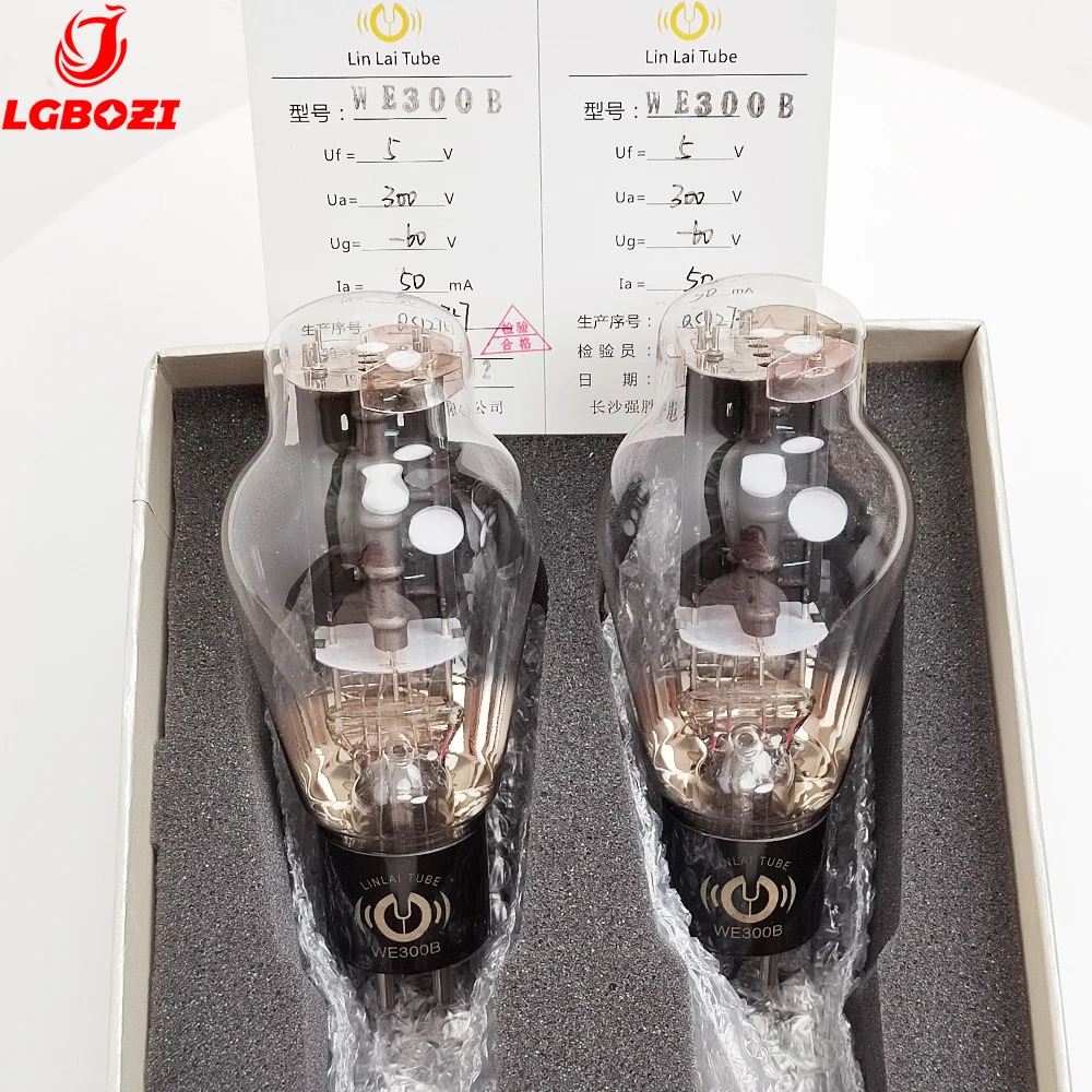 

LINLAI Vacuum Tube WE300B 1:1 Copy US WE 300B Replaces 300BN 300BT E300B HIFI Audio Valve Electronic Tube Amplifier Matched Quad