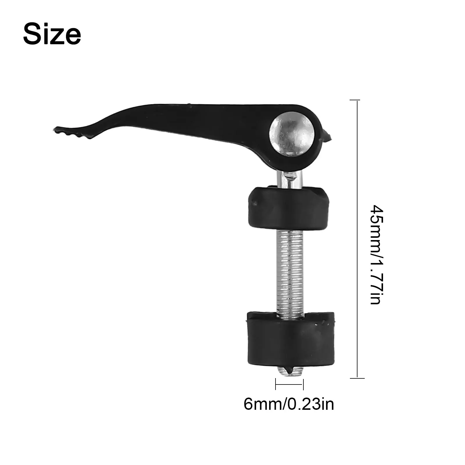 8-pacote alça botão porca parafuso mão parafuso de ajuste de imprensa rápida alça peças de reposição porca parafuso para cortador de grama