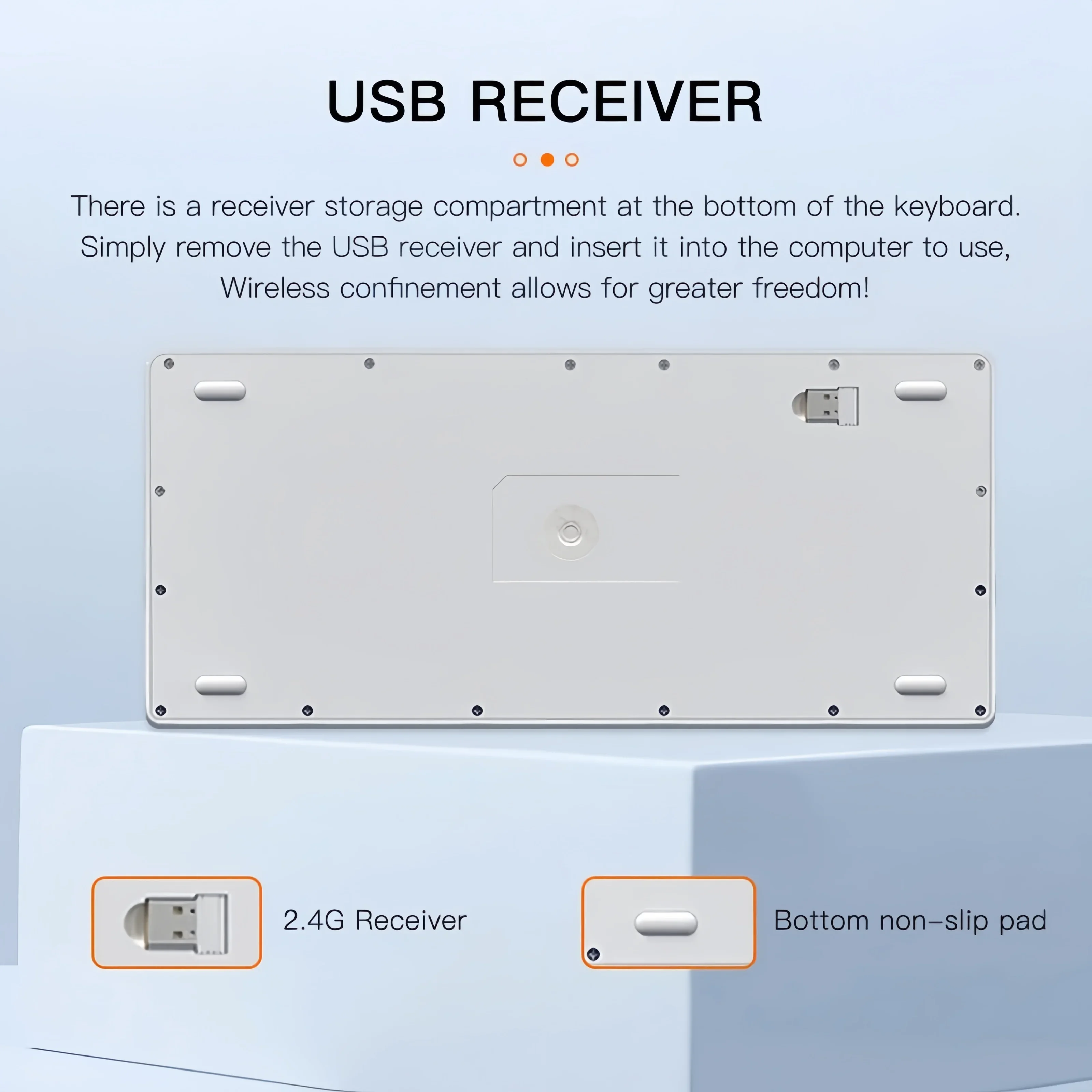 Беспроводная клавиатура 2,4G Tri-Bluetooth, мини-клавиатура для ноутбука, планшета, телефона, перезаряжаемая игровая клавиатура для Android iOS Windows