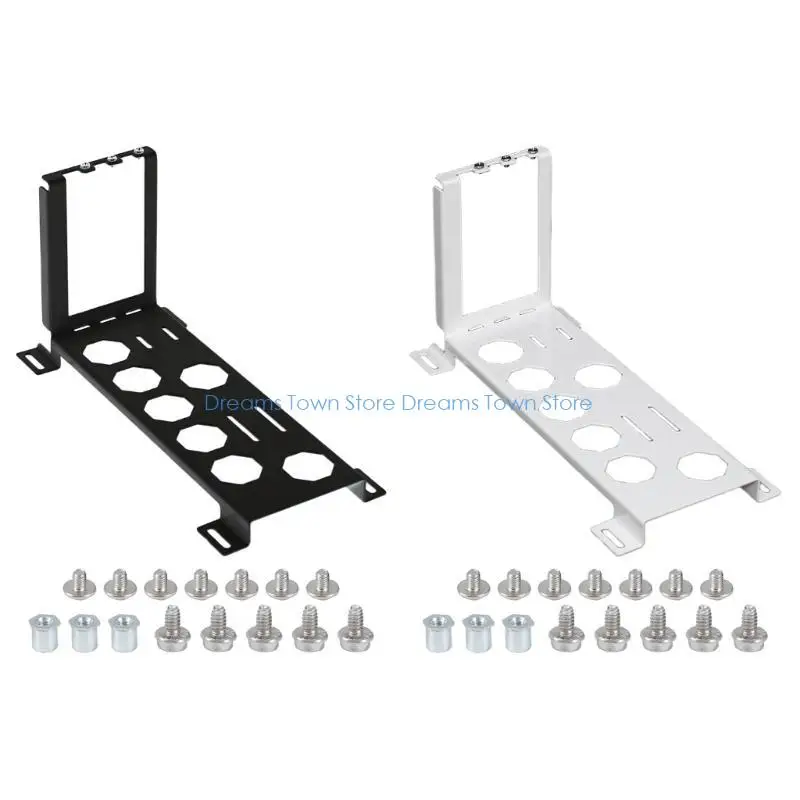 HX6A Vertical GPU Fan Position Mounting Bracket High Airflows Metal Structure PC Case