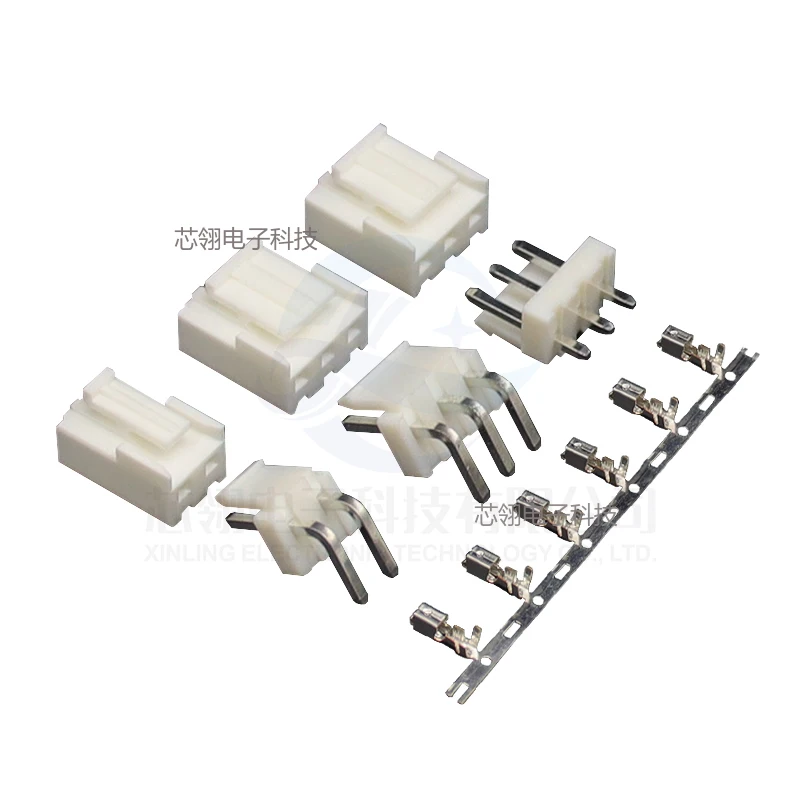 VH3.96 connector interval 3.96MM Plug + straight/bent pin base + terminal 2/3/4/5/6/10P  A complete set of