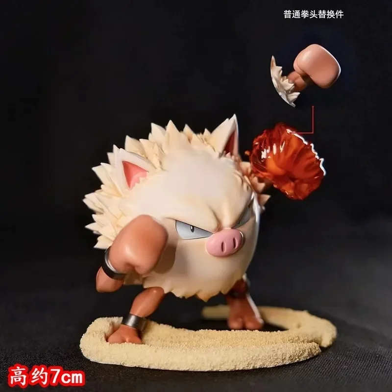 7cm Pokémon postać z anime Infernape z wymiennymi rękami PVC kolekcja figurek dekoracje ozdoby zabawki prezent