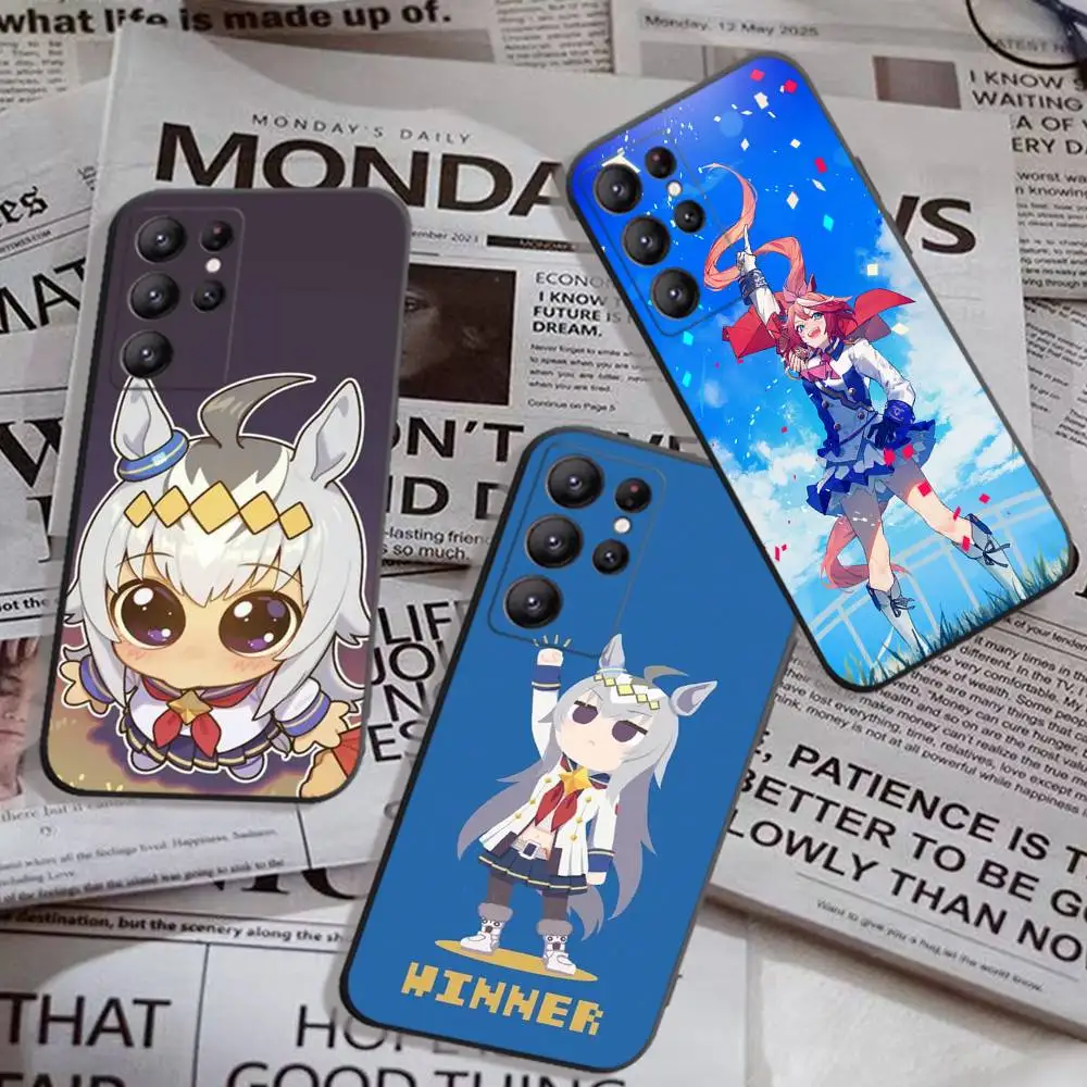 Uma Musume Pretty Derby Case For Samsung Galaxy Case S25 S23 S22 S21 S30 S20 S10 Ultra Plus FE TPU Soft Cover