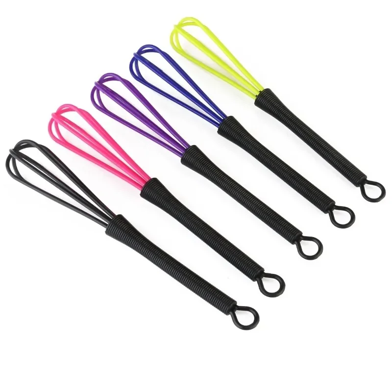 1Pc 18cm Mini Agitator Plastic Whisk Egg Beater Hair Color Paint Stirrer Mixer Milk Shake Cream Stirring Kitchen Gadgets