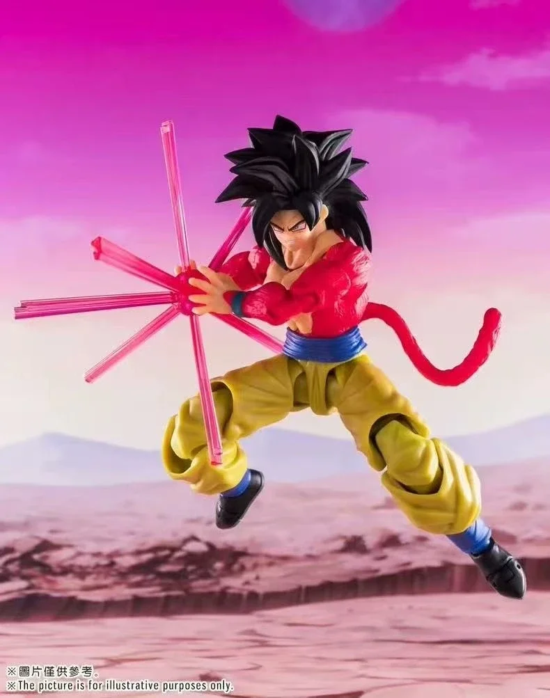 

Spot Goods Magic Confidence Moves Wild Power GT 3.0 Super Four Wukong Shf Super Saiyan 6-inch Puppet
