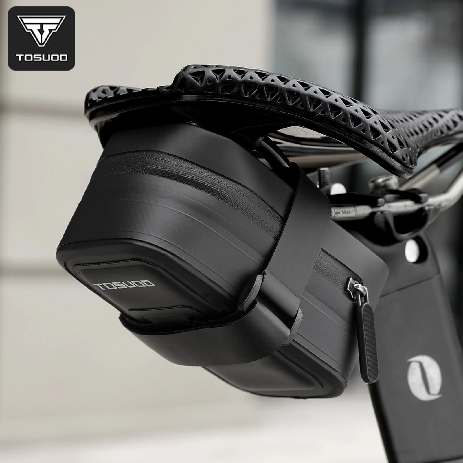TOSUOD Fahrrad Mini-Satteltasche Tragbare Wasserdichte Fahrrad-Hecktasche für MTB Rennrad Fahrradzubehör