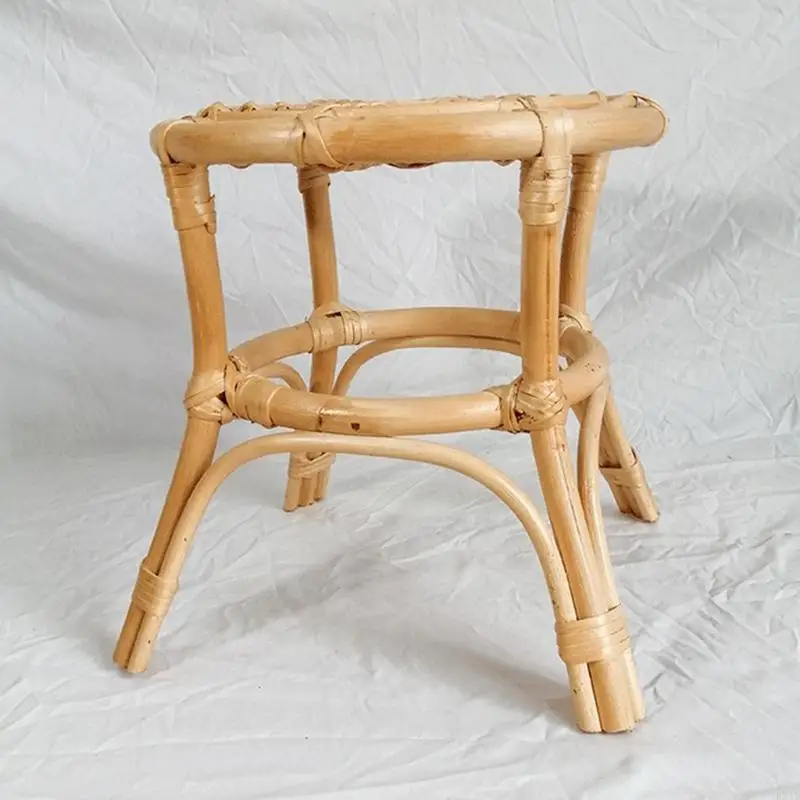 KX4B Natural Rattan Plant Stand Rack Bothinter Delpers Vine jardín Vine enrejado
