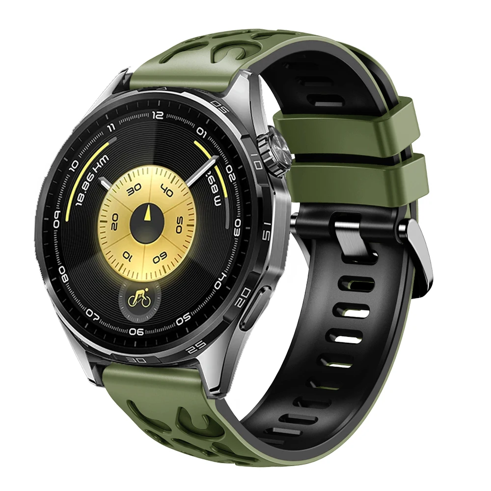 سيليكون حزام لهواوي ساعة GT6 GT6 برو 46 مللي متر حزام الساعات سوار لهواوي ساعة 5/GT5 برو 46 مللي متر حزام الساعات اكسسوارات Correa #2
