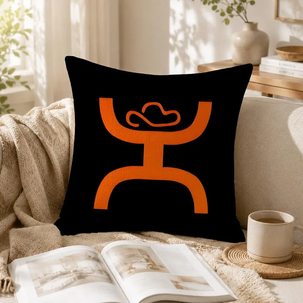 Luxury Logo H-Hooey Brands Cushion Cover Linen Square Pillow Case Naturally Durable Hypoallergenic Gentle On Sensitive Skin