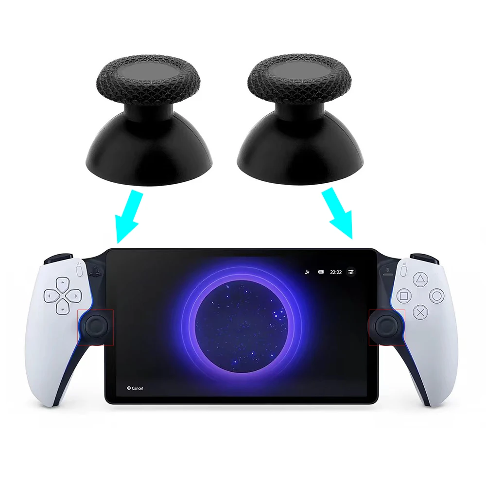 2-10pcs Hall Effect 3D Joystick Caps For PlayStation Portal PS5 Remote Player Handheld Console Anti-Drift Thumb Stick Grip Caps