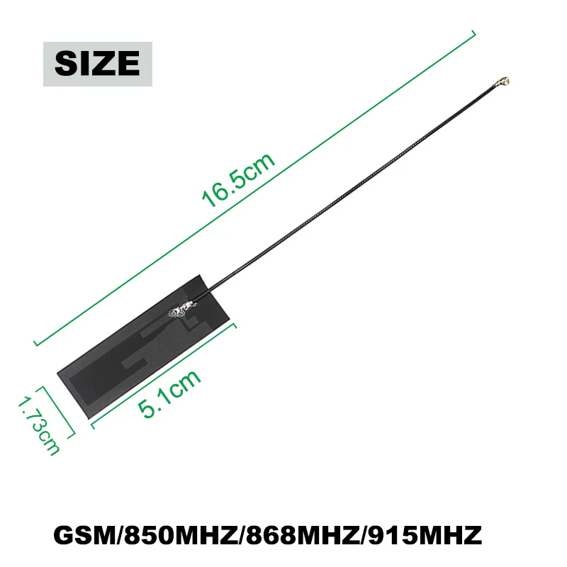 Eoth мягкая плата iot FPC Антенна GSM 850 МГц 868 МГц 915 МГц LORA LORAWAN nb-iot модуль Встроенный патч усиление 5dbi антенна ipex 1