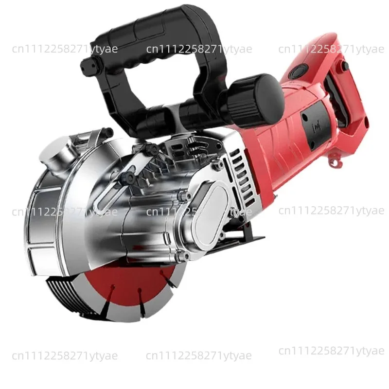 Multi Piece Slotting Machine Construction Dedicated Vacuum Electric 5800W Non Dead Angle Concrete Wall Groove Cutting Machine