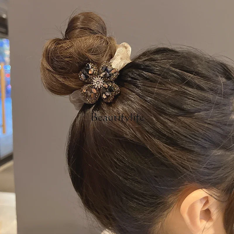 Corde à cheveux en biscuits, couvre-chef haut de gamme, tempérament