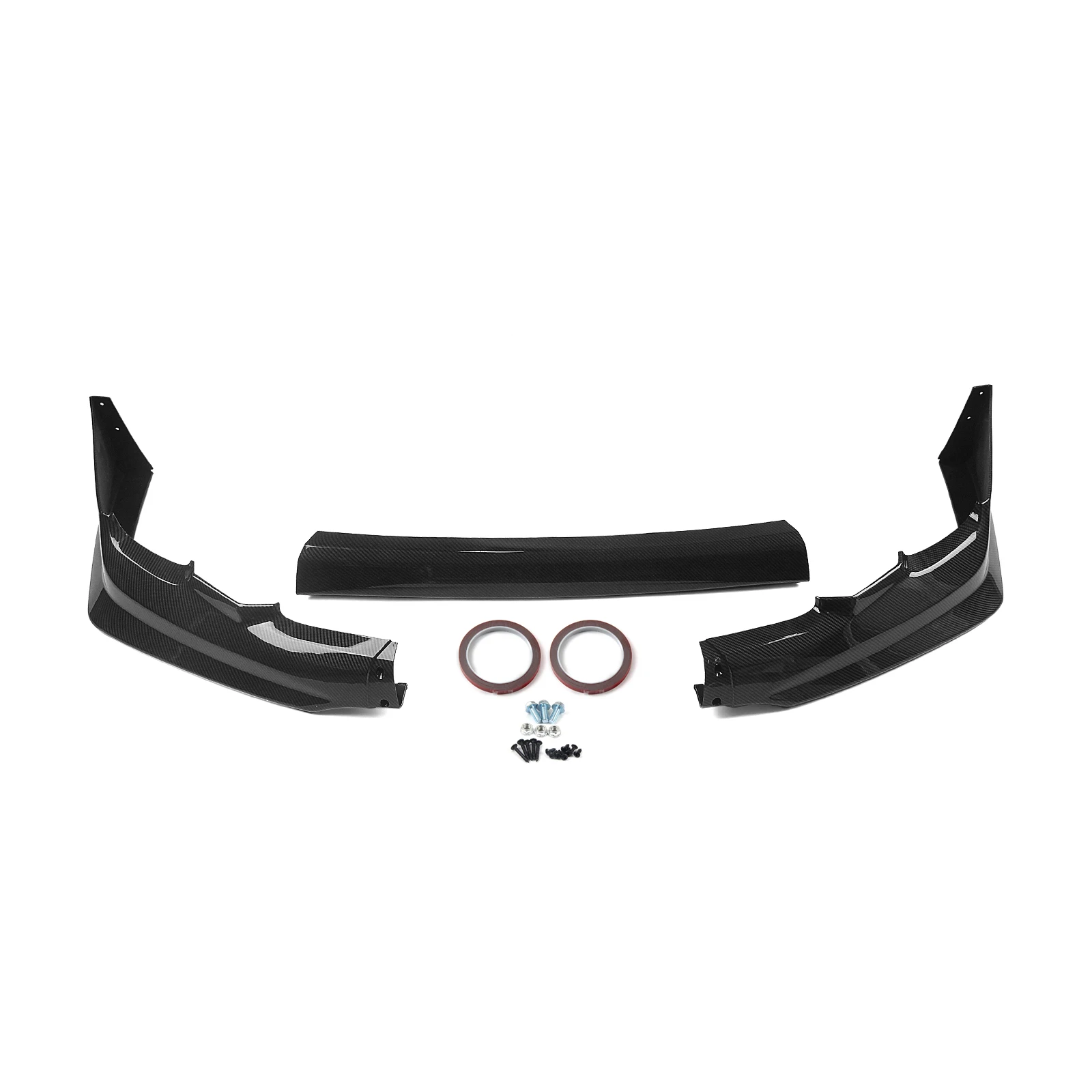 3PCS Front Bumper Lip Lower Spoiler Splitter Trim For Toyota Corolla L LE XLE Base CE