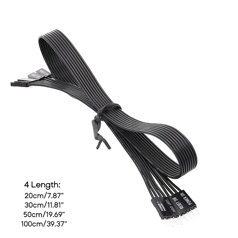 20/30/50/100cm Moederbordschakelaar Harde schijf LED/PLED/Reset SW/Power SW Uitbreiding B0KA