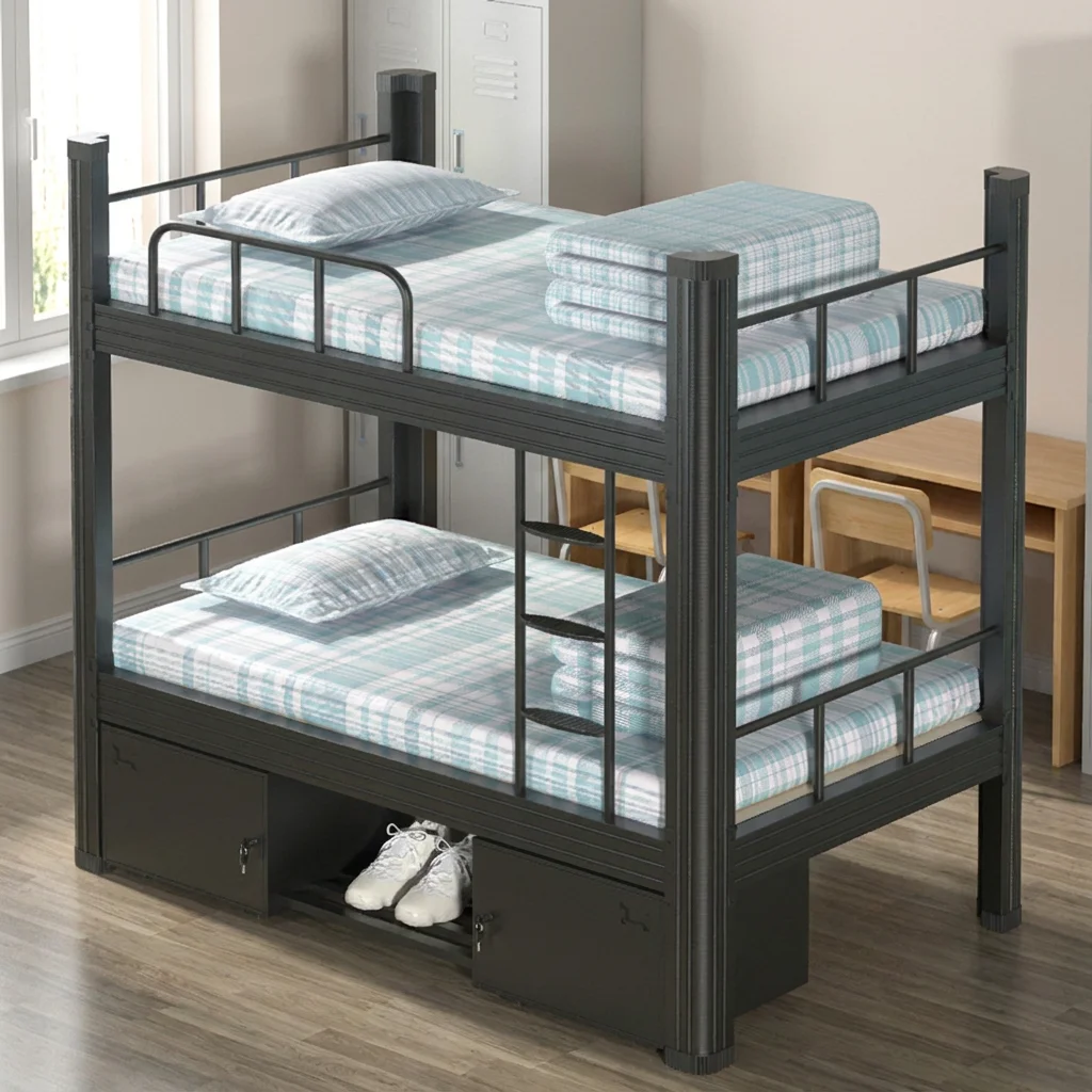 Hot Sale Iron Full Bunk Bed New Style Modern Storage Twin XL Best Selling Bedroom Furniture