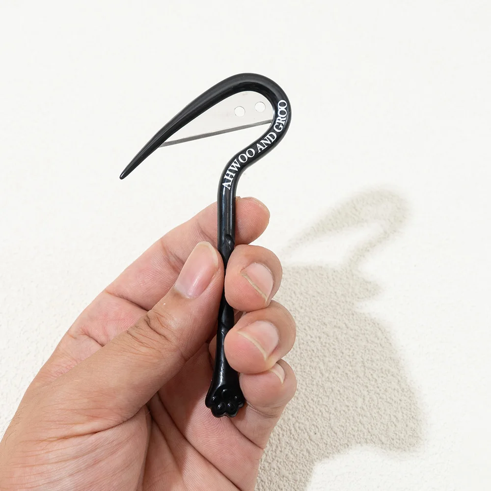 Haustier-Haar-Reinigungsmesser-Set zur Entfernung von Hundehaaren, Knotenmesser für Katzenpfoten, Haarschere für Hunde, Katzenhaar-Kamm, Haustier-Reinigungszubehör – Detail 6