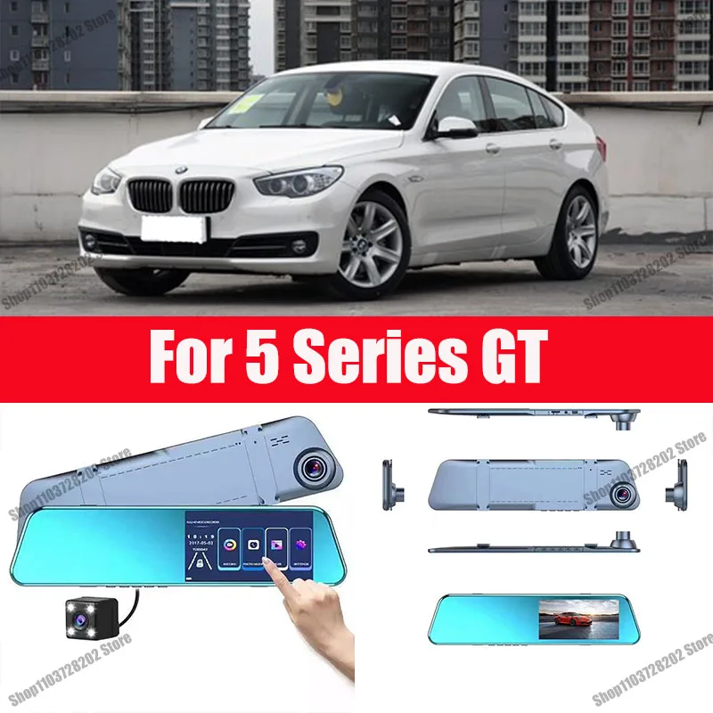 

For BMW 5 Series GT Camera Car Touch Screen Video Recorder Rearview mirror Dash Cam Front and Rear Camera Mirror DVR