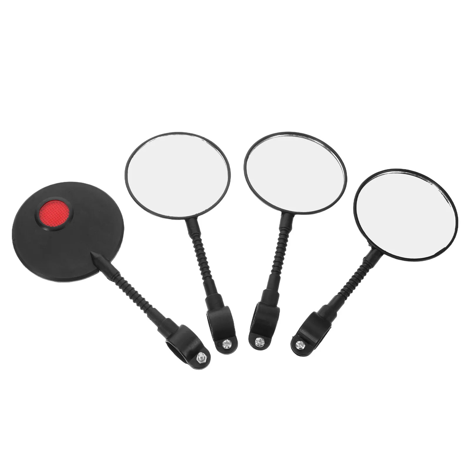 4Pcs Bike Rearview Mirror Adjustable Handlebar Mount Bicycle Reflector Mirror for Kids Mountain Cycling Road Bike Accessories