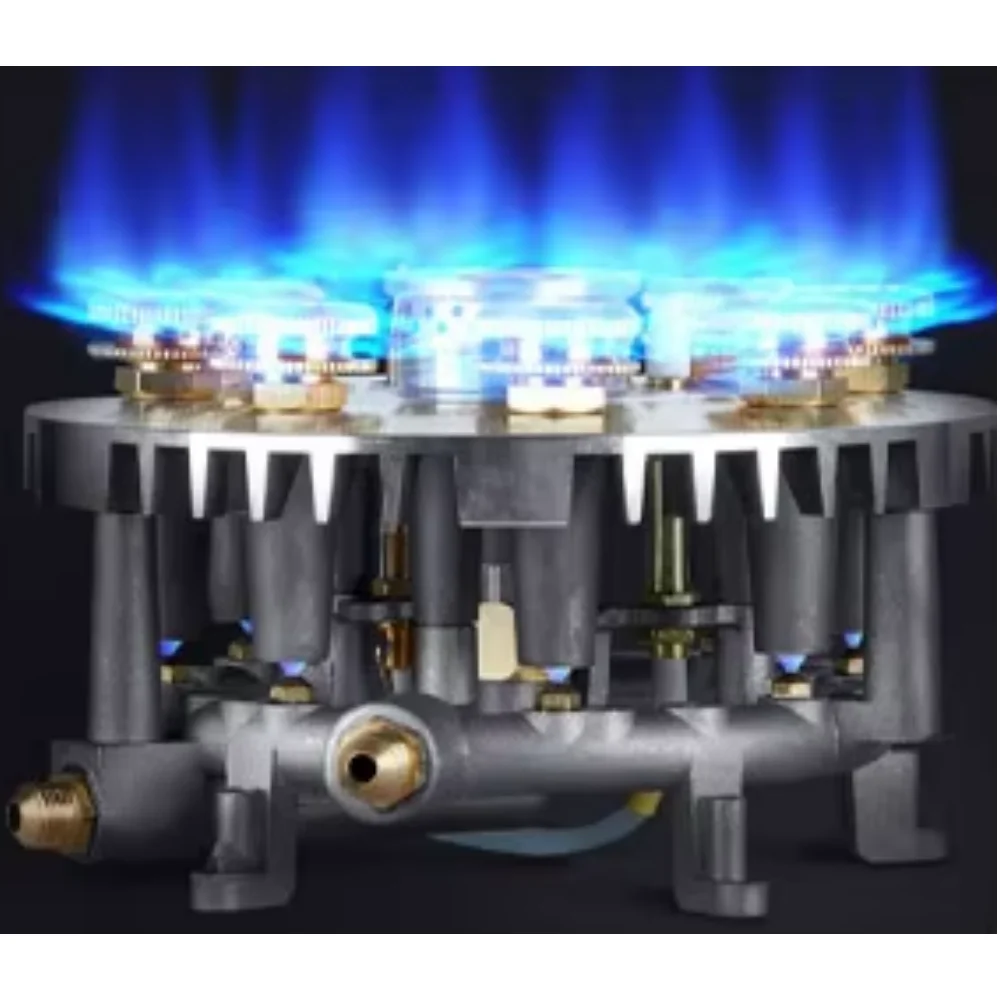 موقد غاز ذكي بثلاث شعلات - موقد مدمج/طاولة مصنوع في الصين لمطابخ المنزل السعيد، موفر للطاقة