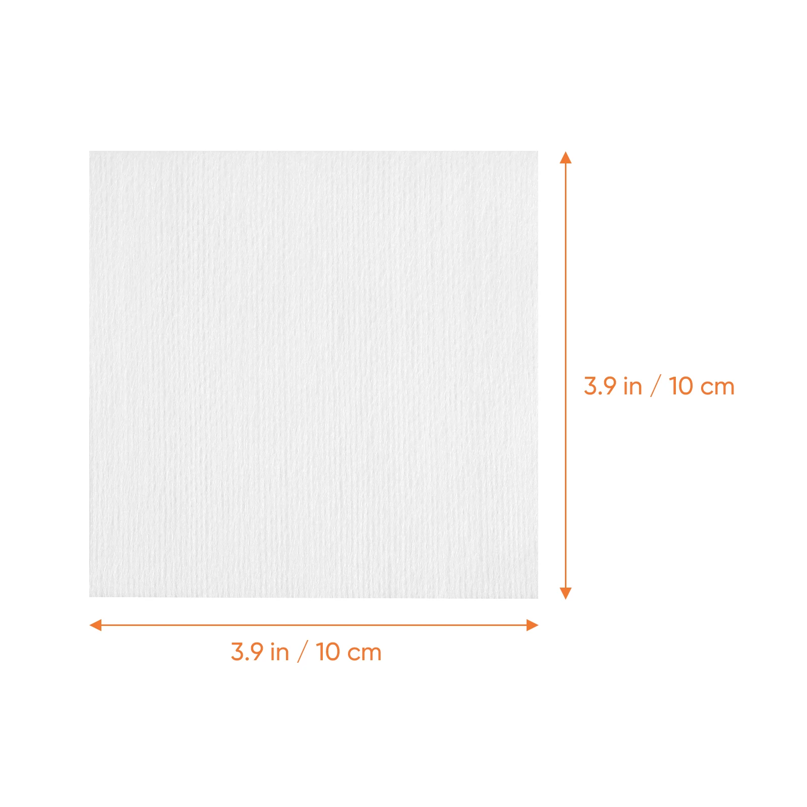 200 pçs almofada de gaze não tecida esponjas de gaze de primeiros socorros para cuidados com feridas removedor de maquiagem pano dobrado tamanho 10x10cm, desdobrar tamanho 20x20cm