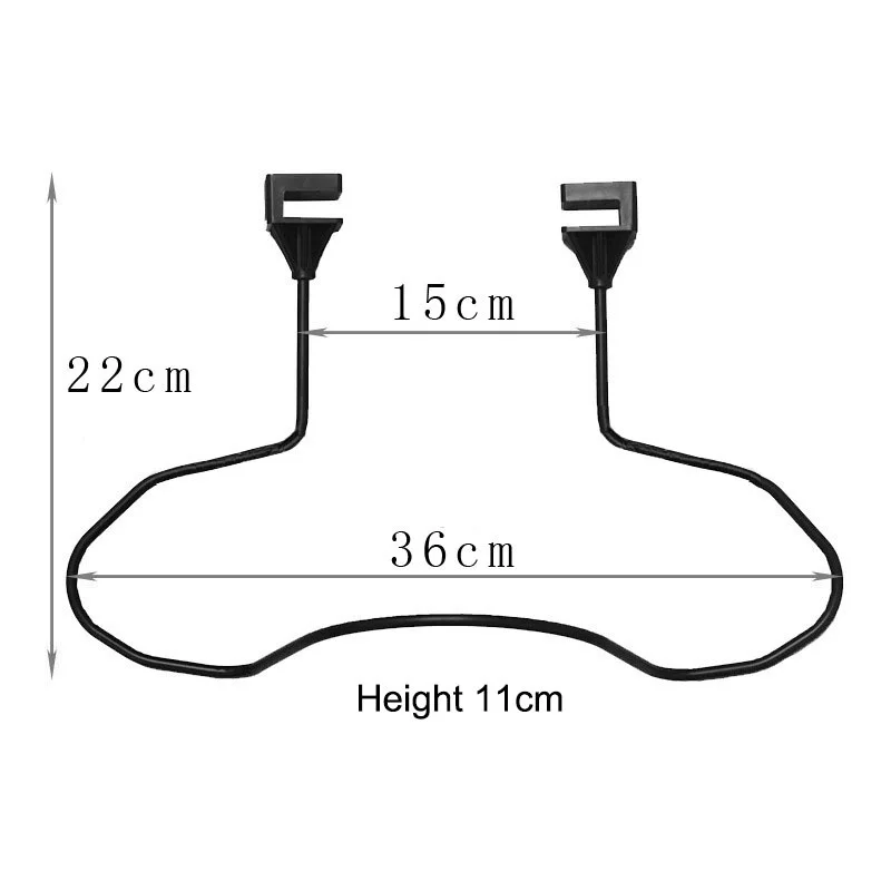 Car Hat Rack Stainless Steel Car Hat Clothes Storage Bracket Cowboy Hat Holder Rack For Truck SUV Car - Image 3