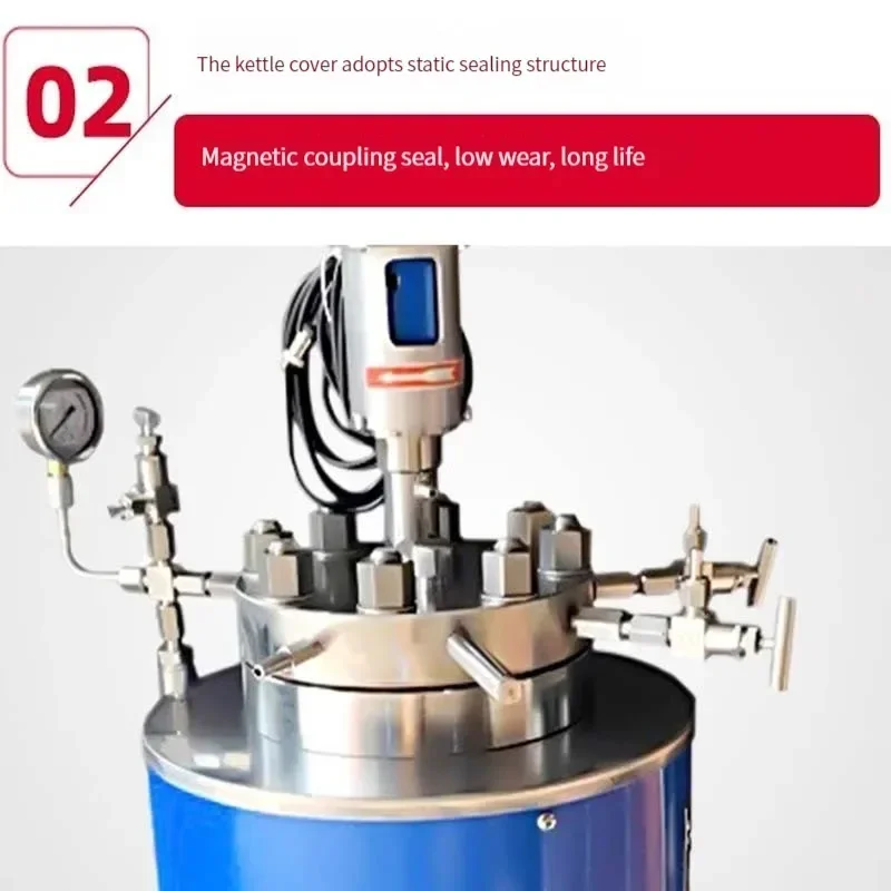 High-Pressure High-Temperature Stainless Steel LabStainless Steel Lab loratory Reactor
