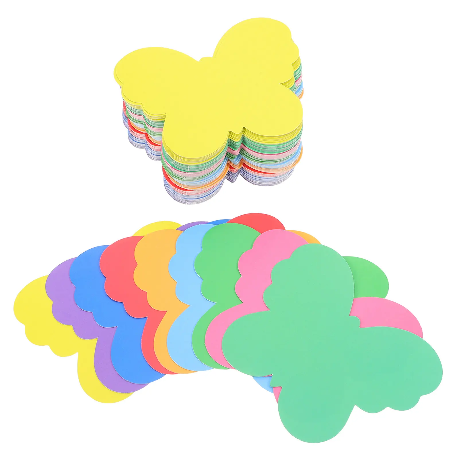 108 Pcs Paper Cutouts Schools Cartoon Bulletin Board Butterfly Party Supplies Classroom Decorations Cardboard Spring