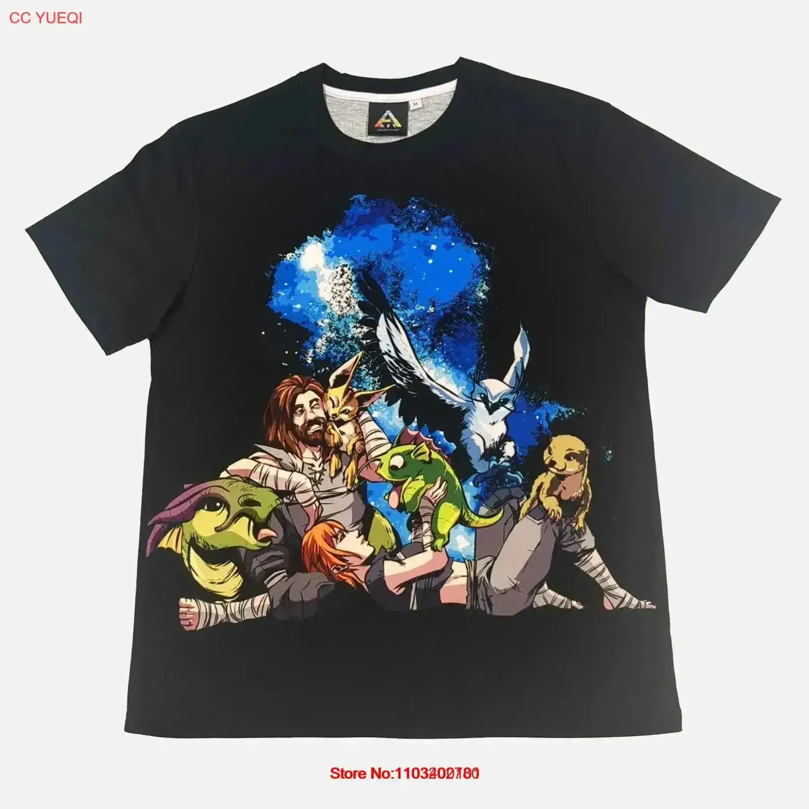 ARK Survival Evolved Design T-shirt Family Pet Official Goods JP vintage Washed Soft Versatile Stylish vêtements de créateur