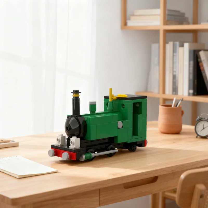 

225pcs MOC No 7 Tom Rolt Train Model Building Toys Christmas Gifts Blocks Architecture Assemble DIY Education Creative Idea