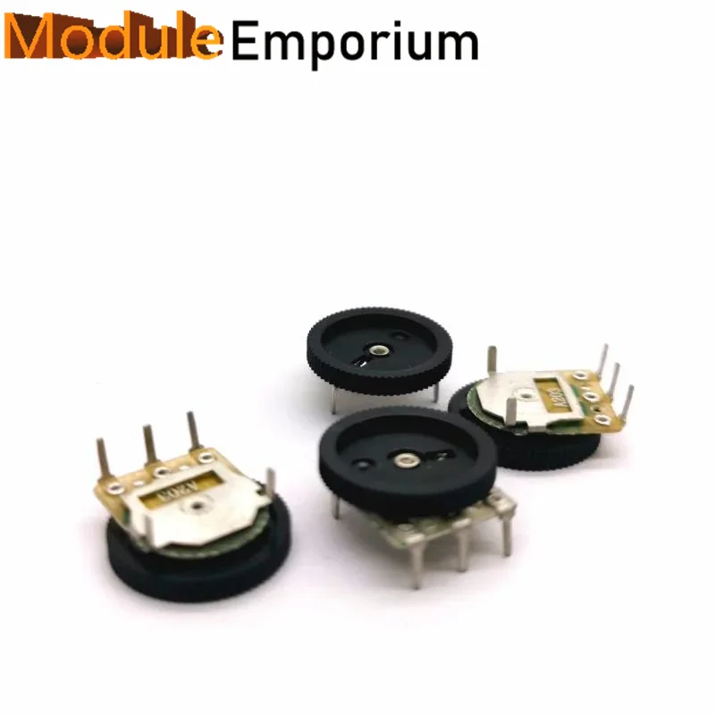 Single dual dial potentiometer Diameter 3 pin 5pin  16*2MM thumb wheel tuning for radio,earphone