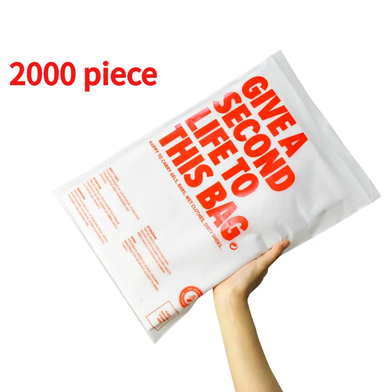 20 00piece.Custom.Custom pla biodegradable corn starch bags compostable zipper plastic bags with suffocation warning