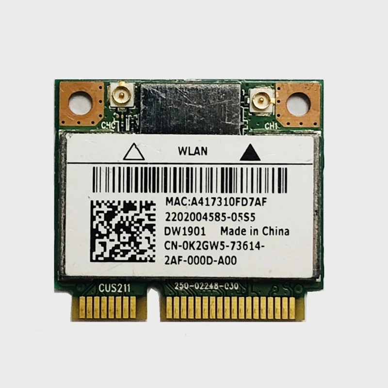 การ์ดเครือข่ายไร้สาย AR5B22 802.11A /b/g/n PCI-E WLAN 2.4G/5GHz 4.0 Wi-Fi การ์ดเครือข่ายไร้สาย Bluetooth4.0