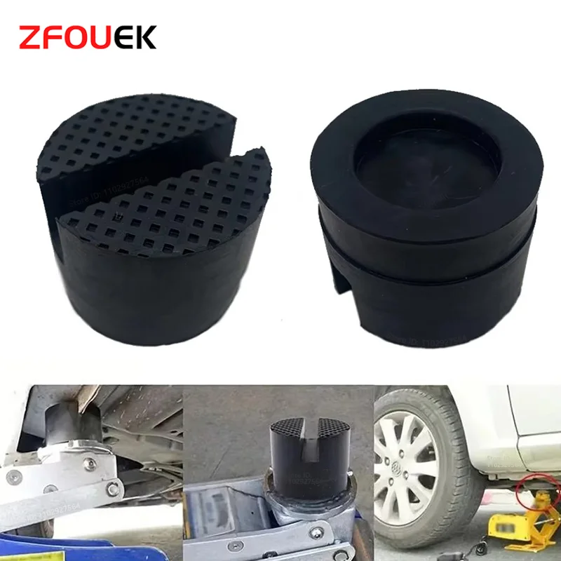 Auto Rubber Jack Pad Frame Protector Adapter Jacking Tool Vloer Ingelaste Pinch Weld Side Lifting Schijf Voor Toyota Subaru Fiat Volvo