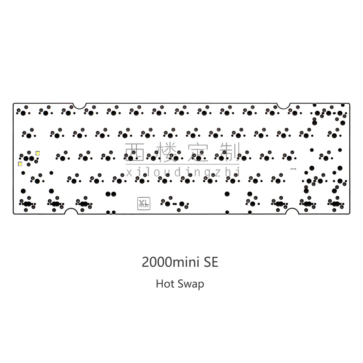 1.6mm Hotswap PCB compatible with 2000 mini SE Keyboard Custom VIA Remap