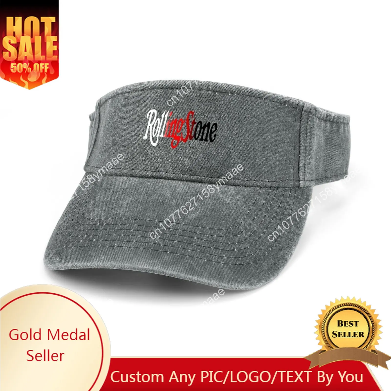 Hot Stones Sun Visor Leaky Top Cowboy Hats Mens Womens Pop Customize DIY Cap Sports Baseball Tennis Golf Caps Empty Open Top Hat