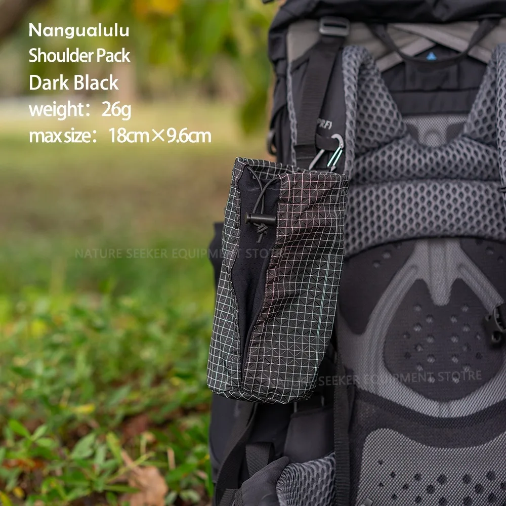NONE UHMWPE Elastischer Schulterrucksack, Wasserflasche, Handy-Aufbewahrungstasche, Rucksack-Ausrüstung, leichte Outdoor-Armtasche zum Wandern, Klettern 10