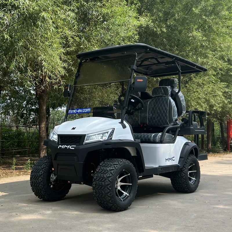 New Model Long Range lithium Battery Electric Off Road Golf Cart 48 72 Volt Adults Scooter Solar Panels Cheap Golf Cart 4 Seater