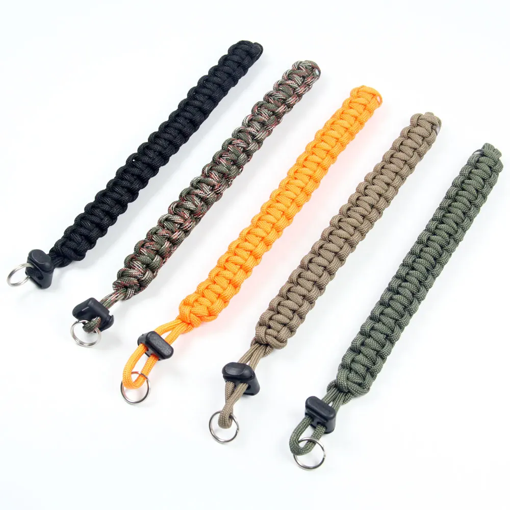 Universal Paracord Nylon Braided Adjustable Hand Lanyard Quick Release Comfort Antislip Camera Wrist Strap