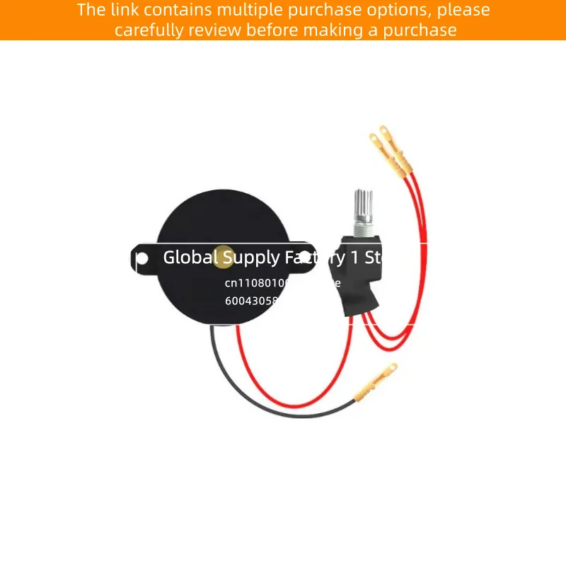 1Pcs electric vehicle motorcycle modification buzzer with sound adjustable universal flasher 12V-72V turn signal sound reminder