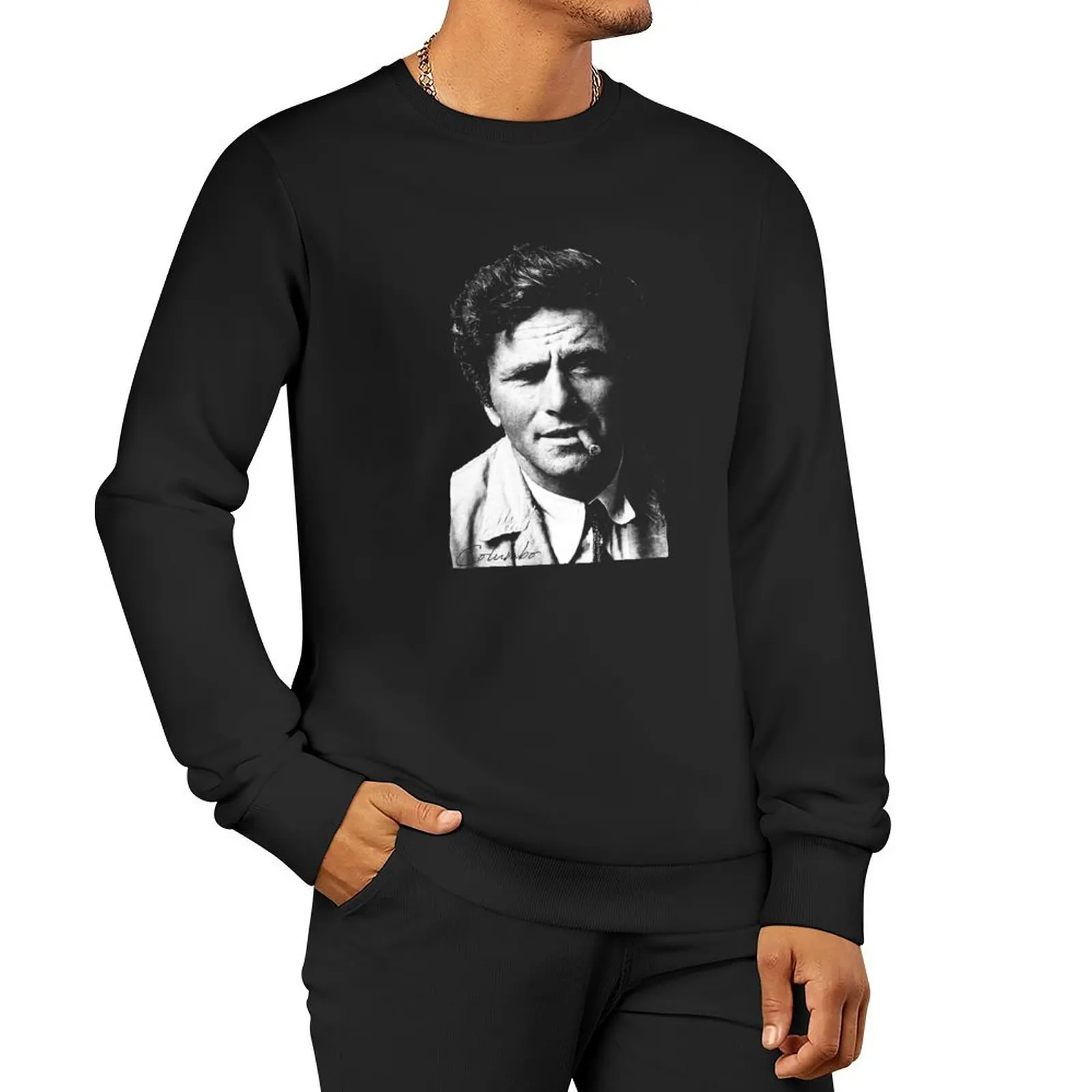 

Columbo // Portrait Pullover Hoodie blouse autumn clothes clothes for men men's sweatshirts