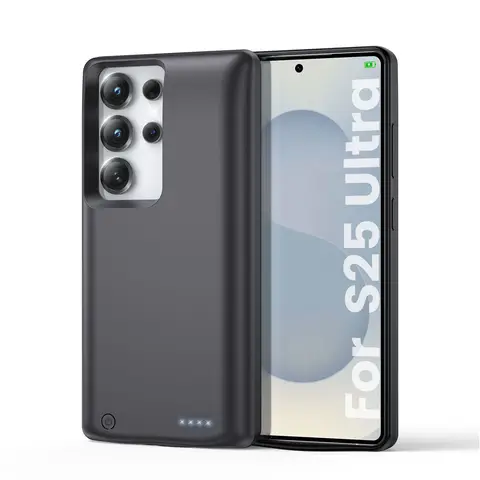 Чехол-зарядное устройство Power Bank для Samsung S23 S23plus S23Ultra S24 S24plus S24Ultra S25 S25plus S25Ultra Чехол для аккумулятора