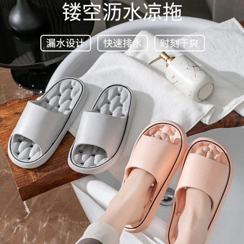 

Новые мягкие тапочки для ванной комнаты с перфорацией, из ЭВА, очень мягкие и прочные, для дома, высокого качества