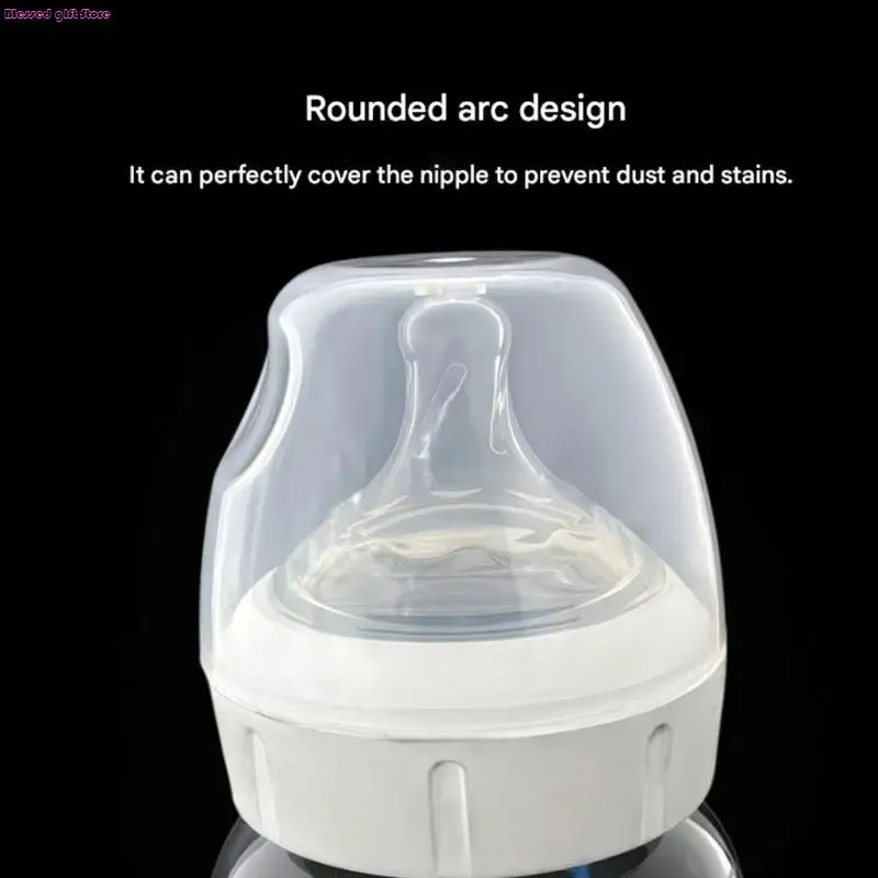 D0JC Easy Clean Cap Cover With High Temperature Resistance For Dr. Brown Baby Bottles