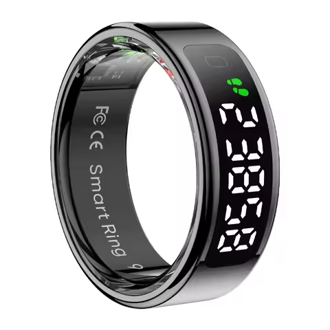 COLMI R12 Smart Ring with Display Screen and Touch, Health Manager, Wireless Charging, 5 ATM Waterproof For Men Women
