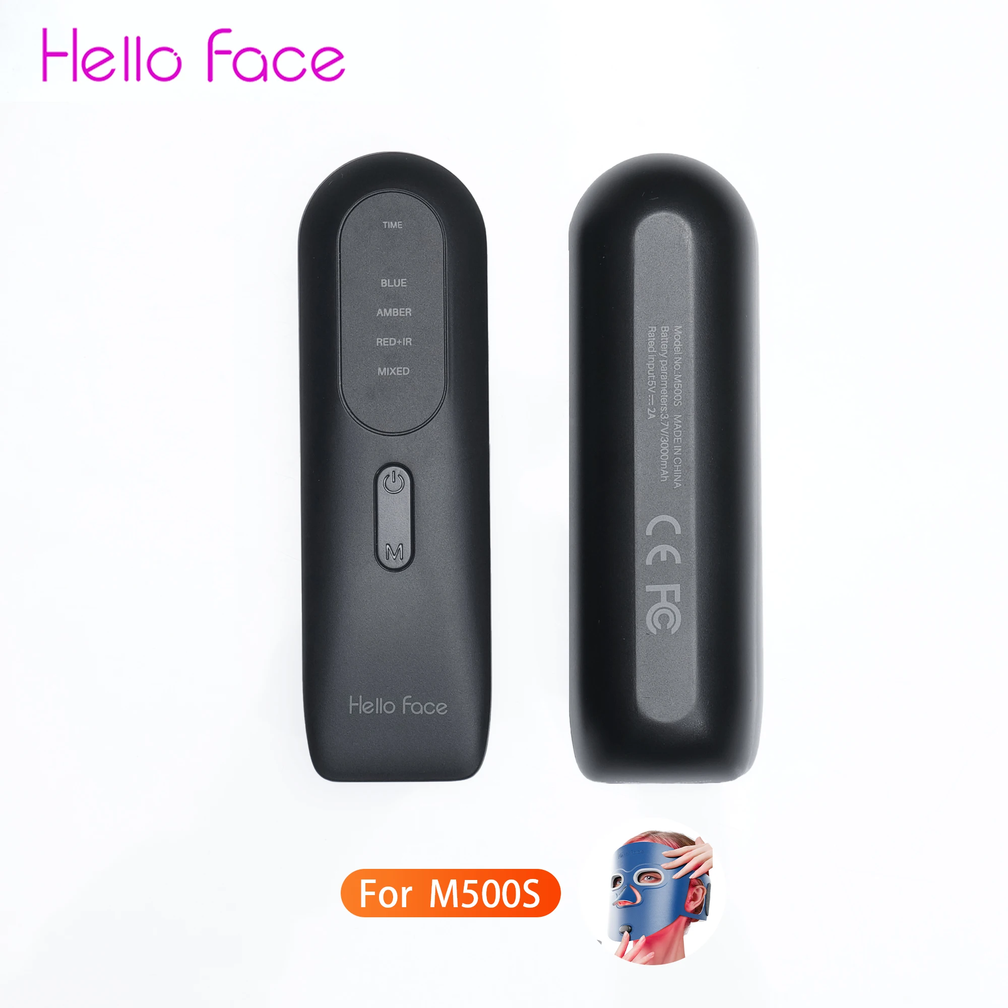 Il controller del dispositivo LED funziona per la cintura LED Hello Face L120 o maschera LED Hello Face M500/ M500S o dispositivo maschera Hello Face L6