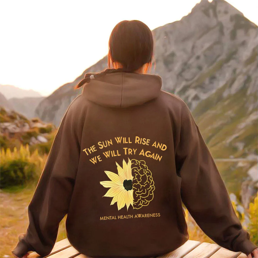 Bluza z kapturem w abstrakcyjne kwiatowe wzory na rok 2025 - opuszczone ramiona, minimalistyczny krój, streetwearowy styl, unisex, krótka, bawełniana bluza wkładana przez głowę. ​