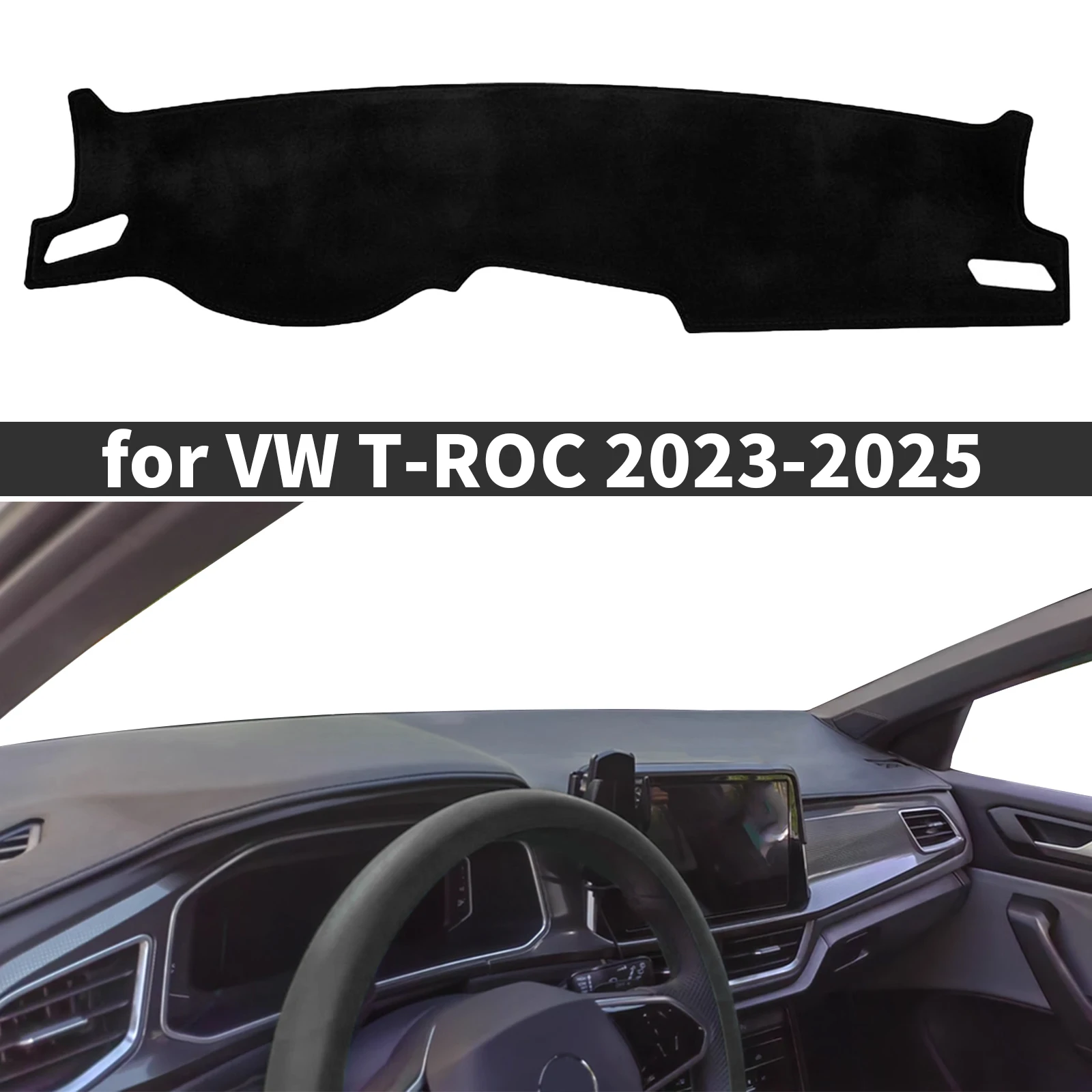 

fit for VW T-ROC 2023 2024 2025 TROC T ROC Car Accessories Dashmat Dashboard Cover Pad Protective Carpet DashMat Sunshade