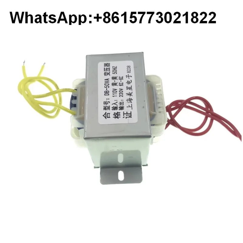 

Силовой трансформатор 50 Вт, 110 В до 220 В, оригинальный Тайвань, США, 60 Гц/50 Гц